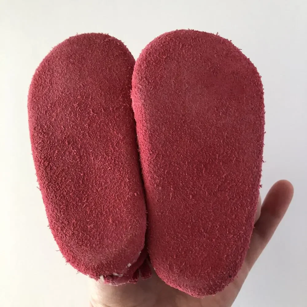 Minnetonka Pink Suede Booties